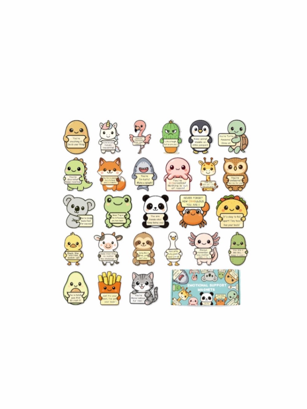 26 Pc Emotional Support Animal Magnets